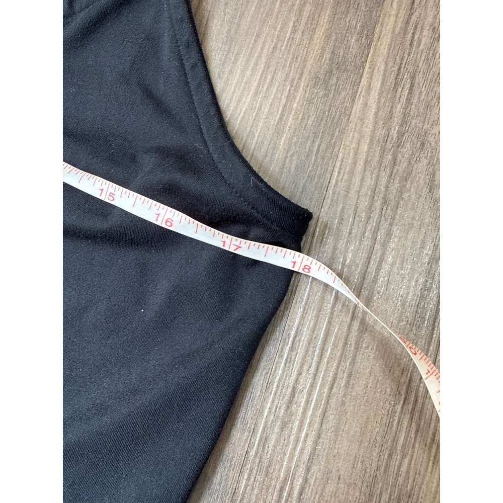 Fabletics Jumpsuit Womens XL Black Wide Leg Strappy Back Pockets Loungewear - Picture 6 of 10